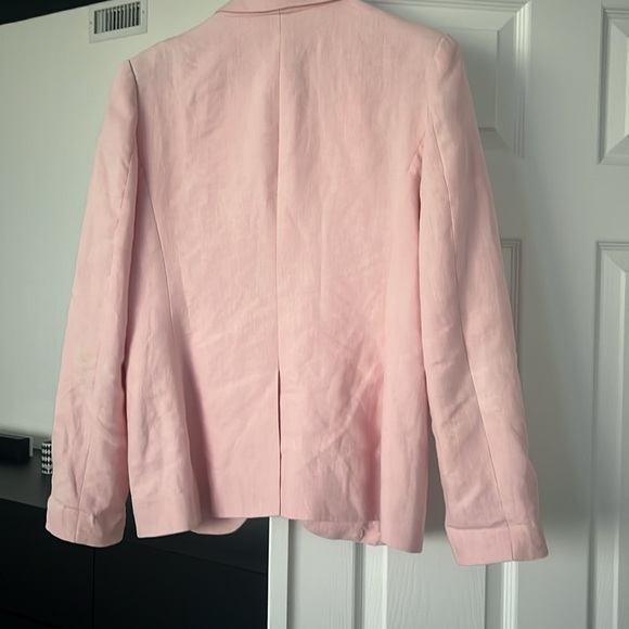 Pink linen blazer. Preowned. Joie. Size 6. - Picture 3 of 3